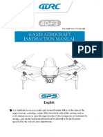 4DRC F3 4K GPS -  Users Manual