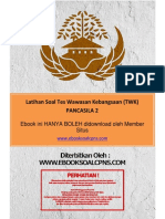 Soal Tes Wawasan Kebangsaan (TWK) PANCASILA 2 - HOTS 