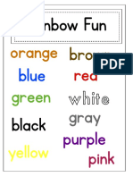 Rainbow Fun Words