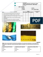 Checklist For Belt Slings
