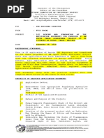 Application Documents For Proposed 17 MW Upper Tabuk Hydropower Project To Be Situated at Dupag, Tabuk, Kalinga