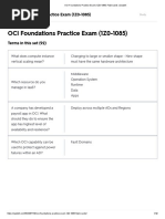 OCI Foundations Practice Exam (1Z0-1085) Flashcards - Quizlet