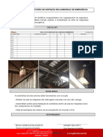 Inspeção em luminárias de emergência identifica irregularidades