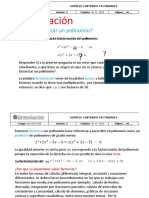 Factorización polinomios