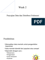 Week 2 Penyajian Data Dan Distribusi Frekuensi (Anas2020)