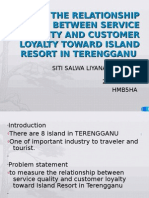 The Relationship Between Service Quality and Customer Loyalty Toward Island Resort in Terengganu