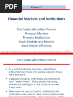 Financial Markets and Institutions