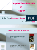 A Comparative Analysis in Fiction: Robinson Crusoe Foe