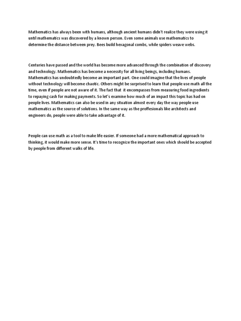 Mathematicsindespensable | PDF
