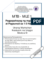 MTB 1 - Q1 - Mod9