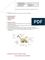 Procedimiento de Trabajo Seguro Retroexcavadora