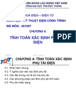 KT Dien CT - Chuong 4 - Tính Toán Phụ Tải Điện