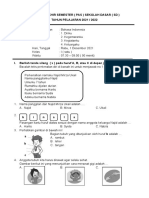 3 PAS Kelas 1 B. Indonesia TP 2021-2022