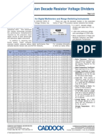 CAD K DOC: Type 1776 Precision Decade Resistor Voltage Dividers