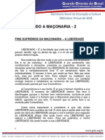 ESMIUÇANDO A MAÇONARIA 002 - FINS SUPREMOS DA MAÇONARIA – A LIBERDADE