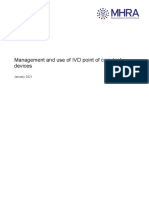Management and Use of IVD Point of Care Test Devices