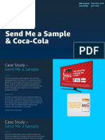 Send Me A Sample & Coca-Cola: Skill Launch: September 2018 Case Study: April 2020