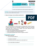 Ficha 1 Sesión 1 Exp 1 Matemática 5to Grado - Noviembre 2020