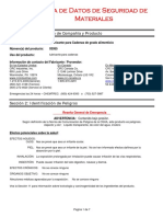 MSDS Food Grade Chain Lube