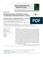 Revista Brasileira DE Reumatologia: Cyclophosphamide Administration Routine in Autoimmune Rheumatic Diseases: A Review