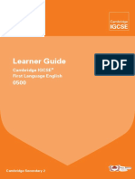 0500 First Language English Learner Guide