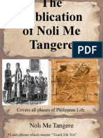 The Publication of Noli Me Tangere