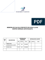 MEMORIA AGUA LLUVIA CENTRO CERRADO Rev 0 - FIRMADO