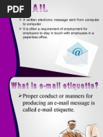 Email Etiquette