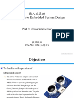 Introduction To Embedded System Design: Part 8: Ultrasound Sensor