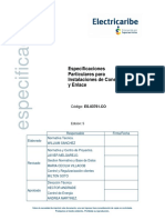 ES.03761.CO Especificaciones Técnicas Instalaciones de Conexión y Enlace