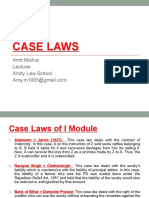 Case Laws: Amit Mishra Lecturer Amity Law School