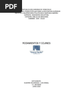 Analisis Sobre Rodamiento y Cojinetes