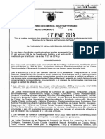 Decreto 50 Del 17 de Enero de 2019