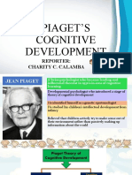Piagets Cognitive Development CHARITY