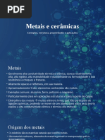 Metais e Cerâmicas
