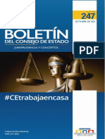 Boletín Del Consejo de Estado - Jurisprudencia y Conceptos - 247