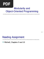 Modularity and Object-Oriented Programming: Slide 1