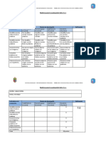 Rubrica para La Evaluación Letra L y S