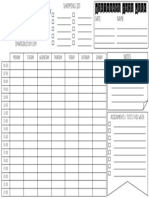 Weekly Planner Template