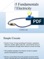 ET1135 Fundamentals of Electricity 1 - 3 Ohms Law