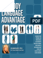 The Body Language Advantage Maximize Your Personal and Professional Relationships - Lillian Glass