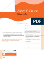 Tutorial Akses E Course