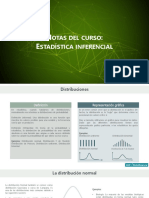 Notas Del Curso. Estadística Inferencial