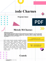 Bahan Ajar Program Linear - Metode Charnes