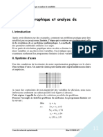 Résolution Graphique Et Analyse de Sensibilité: Chapitre 2