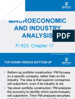 Macroeconomic and Industry Analysis: FI 623: Chapter 17