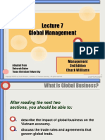 NOT STUDY L7 - Global Management