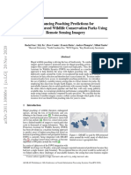 Enhancing Poaching Predictions For Under-Resourced Wildlife Conservation Parks Using Remote Sensing Imagery