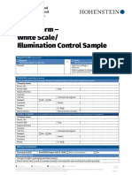 Hohenstein Order Form White Scale and Illumination Control Sample en