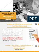 Registro de PPP - Modalidad Practicas Con Convenio